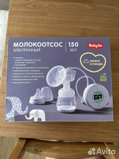 Молокоотсос электрический Baby Go