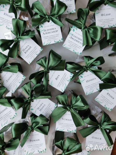 Бонбоньерки - таросики гостям