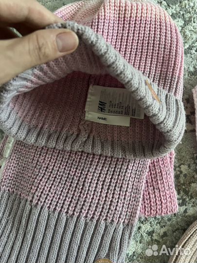 Шапка шарф zara зара hm h&m 1 2 3 4 5 лет