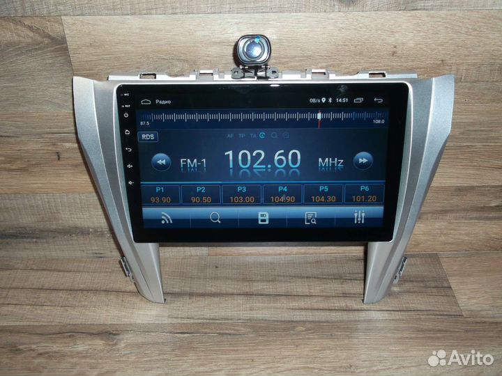 Магнитола Toyota Camry 55 Android с камерой