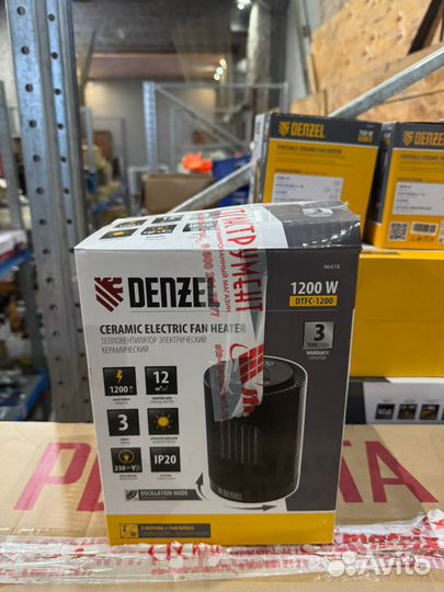 Электрический тепловентилятор Denzel керамический