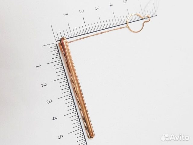 Золотой зажим для галстука