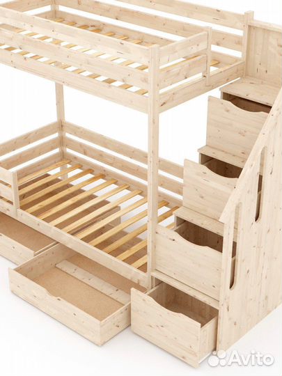 Двухъярусная кровать Lily+ 180х80 см