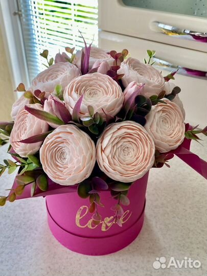 Букет из мыла ручной работы