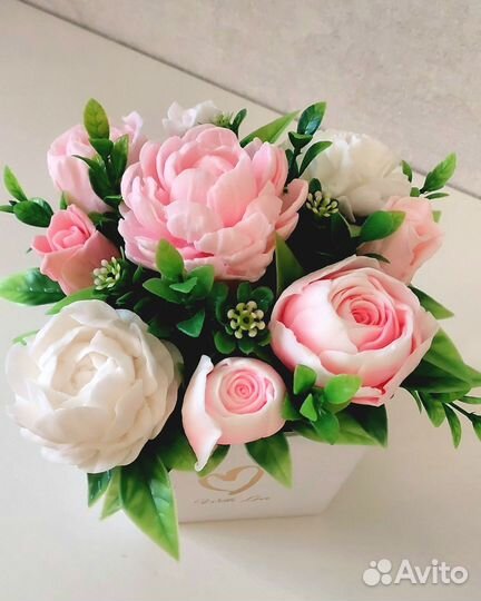 Изготовление мыльных букетов