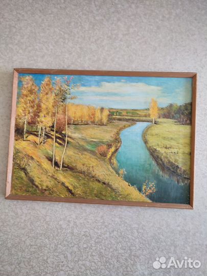 Картина маслом на холсте копия Левитан