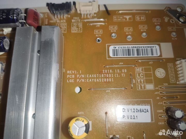 Плата питания LG EAX67187601 (1.7)