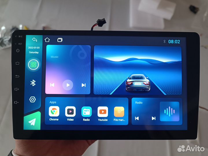 Магнитола Android 11.0 2din на все марки авто