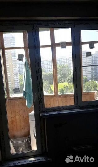 Остекление окон и балконов пвх
