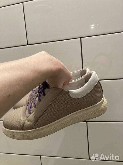 Кеды кожаные