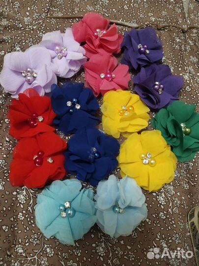 Заколка-цветок для волос