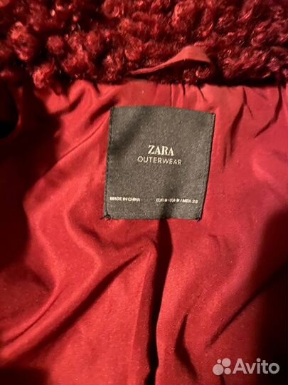 Искусственная шуба zara