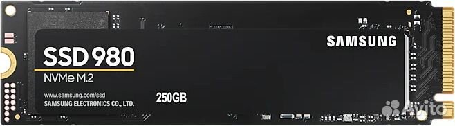SSD Samsung 980 NVMe M.2 250 гб (MZ-V8V250BW)
