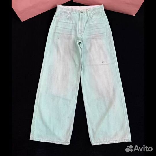 Acne studios джинсы голубые