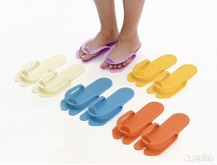 Одоразовые тапочки для салонов