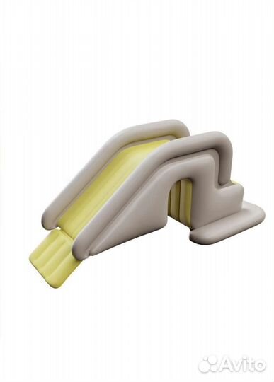 Надувной бассейн с горкой