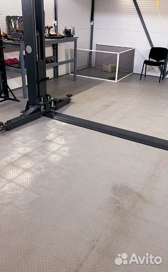 Модульная пвх-плитка для склада