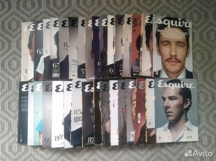 Журнал Esquire, номера за 2007 - 2015 гг