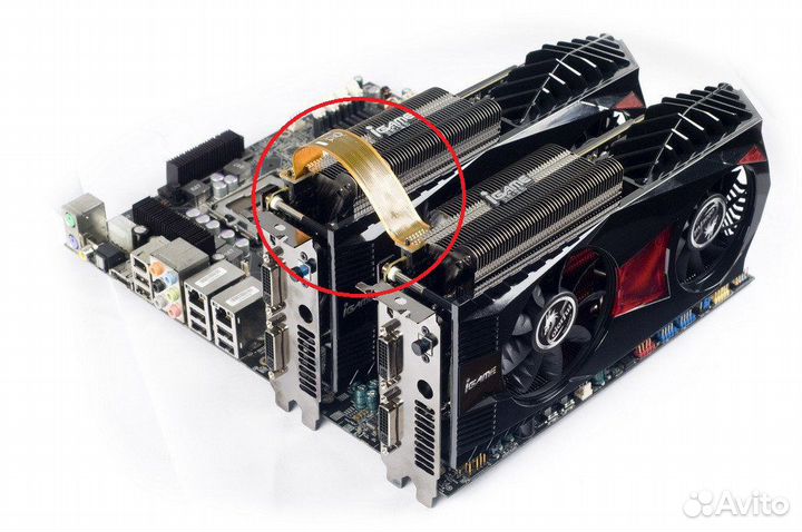 Шлейф SLI, CrossFire мост для видео карт