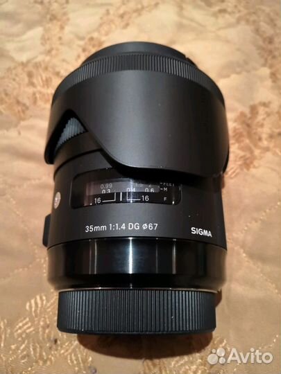 Объектив Sigma AF 35mm F/1.4 DG HSM Sony А