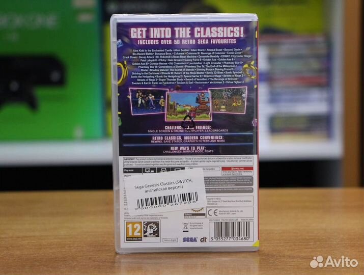 Sega Genesis Classics (switch, английская версия)