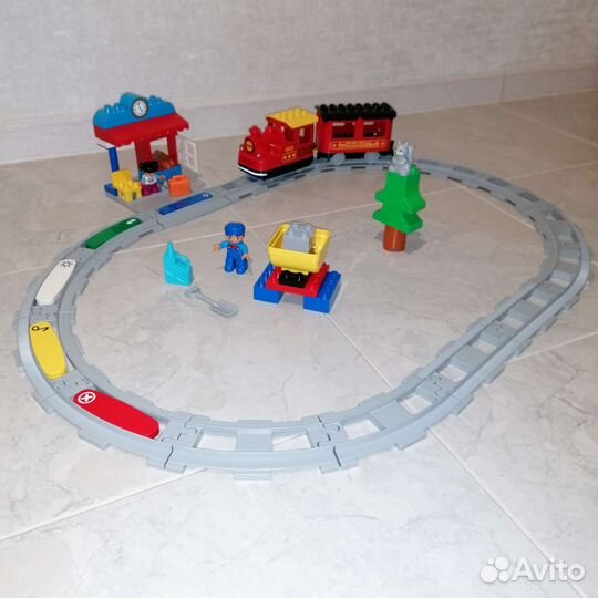 Lego duplo Поезд на паровой тяге 10874