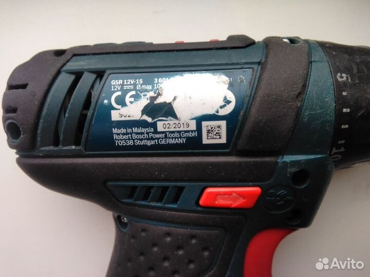 Шуруповерт Bosch GSR 12V-15 в отличном состоянии