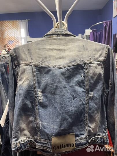 Джинсовая куртка galliano 44