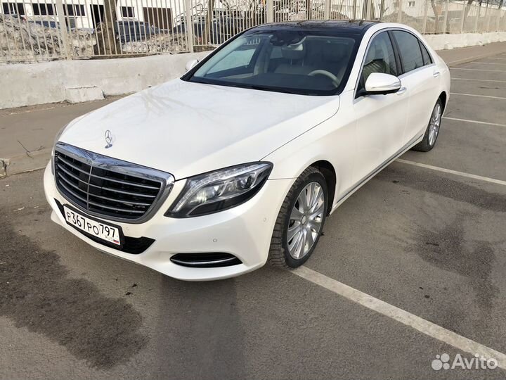 Аренда авто на свадьбу Mersedes S-class W222 Long