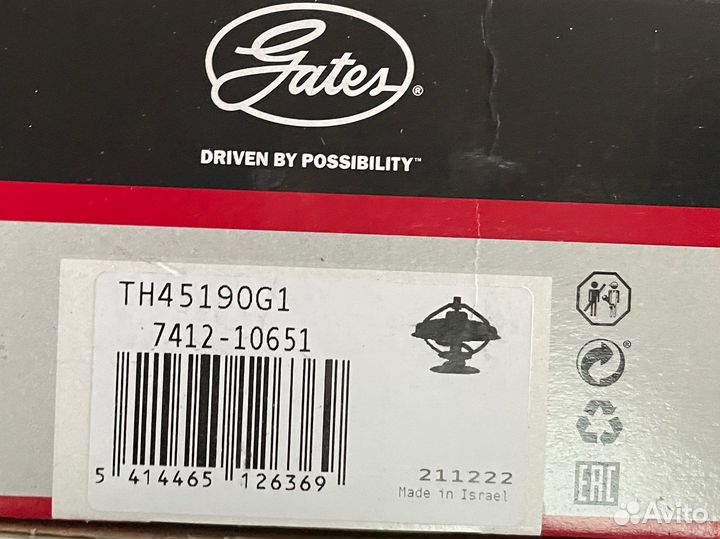 Термостат gates на ford mondeo 4