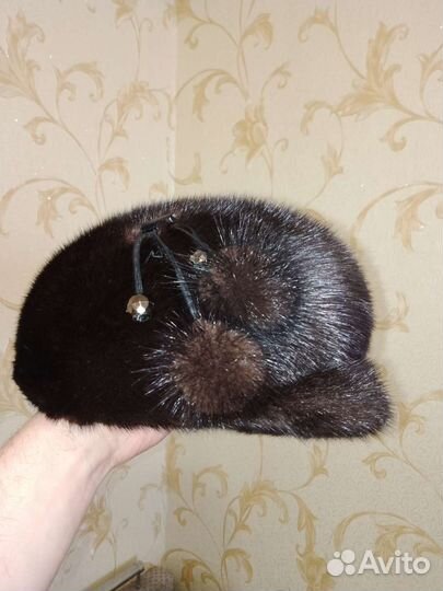 Шапка норковая женская