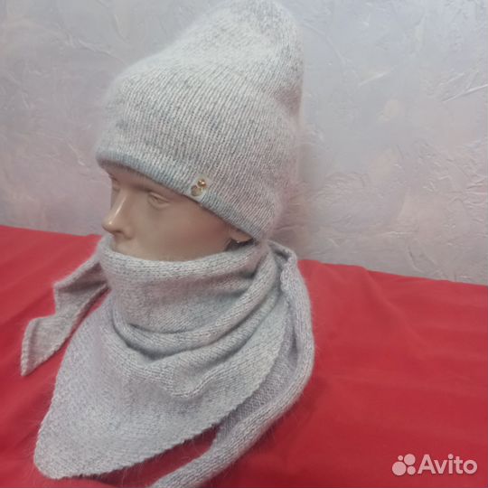 Шапка и снуд женские