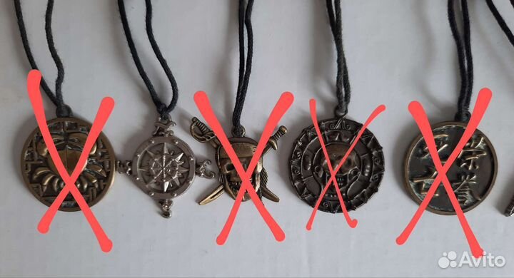 Коллекция «Пираты Карибского моря» фишки подвески