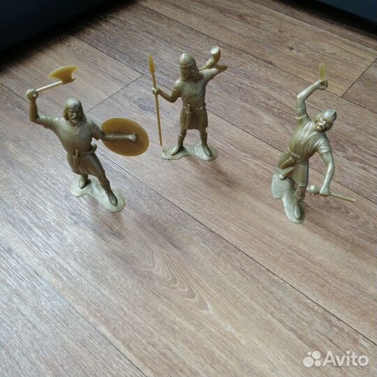 Игрушка Солдатики викинги, трапперы