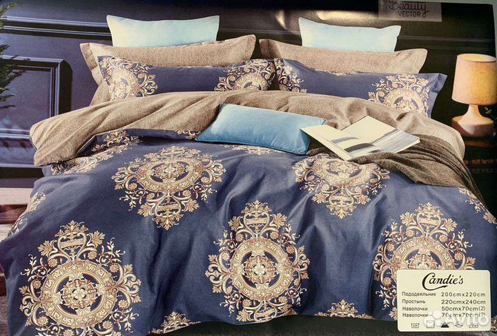 Постельное белье сатин евро Candies