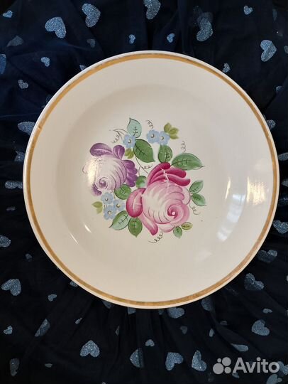Блюдо СССР Хайтинский фарфор