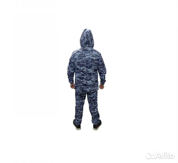 Костюм летний Горка Х/Б, Синий пиксель 58-60р