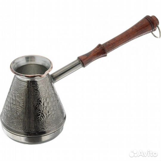 Турка для кофе медная «Виноград» 400 мл