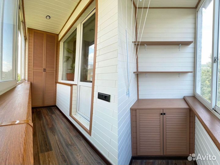 Отделка балконов и лоджий