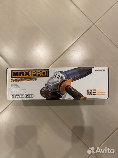 Болгарка maxpro 125 Мм 680Вт mpag680/125