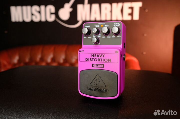 Педаль гитарная перегруз (дисторшен)