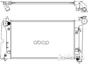 Радиатор toyota corolla 1.4/1.6 02- 34611023 Sa