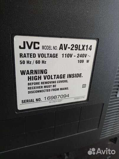 Телевизор JVC AV-29LX14 с тумбой