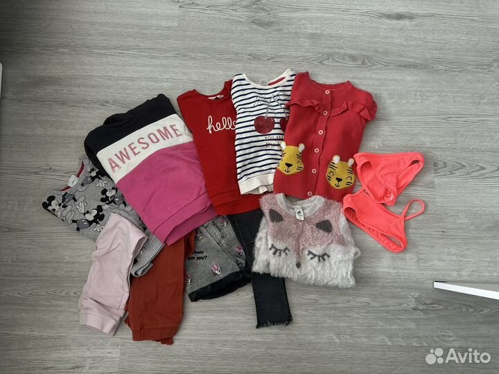 Пакет вещей на девочку