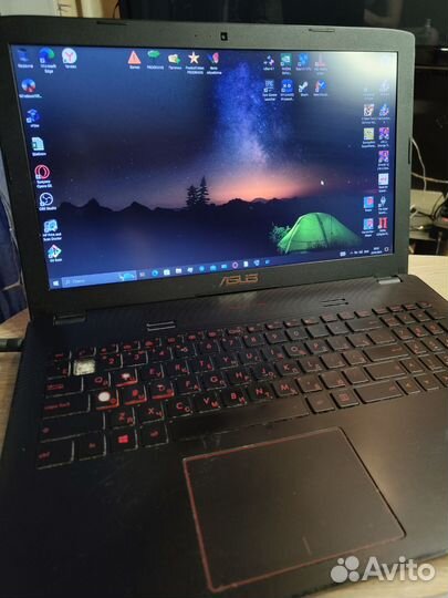 Игровой ноутбук asus ROG б/у
