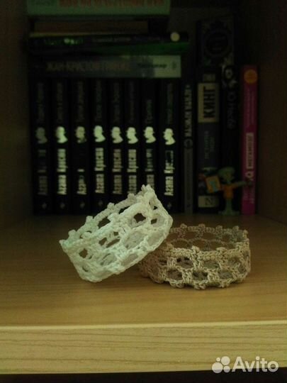 Вязаная подставка-стакан