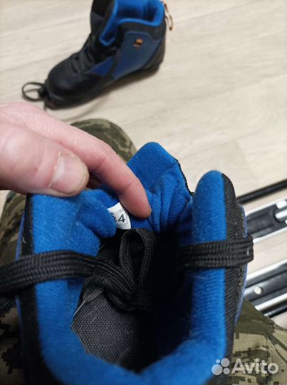 Лыжи беговые детские 140 с ботинками