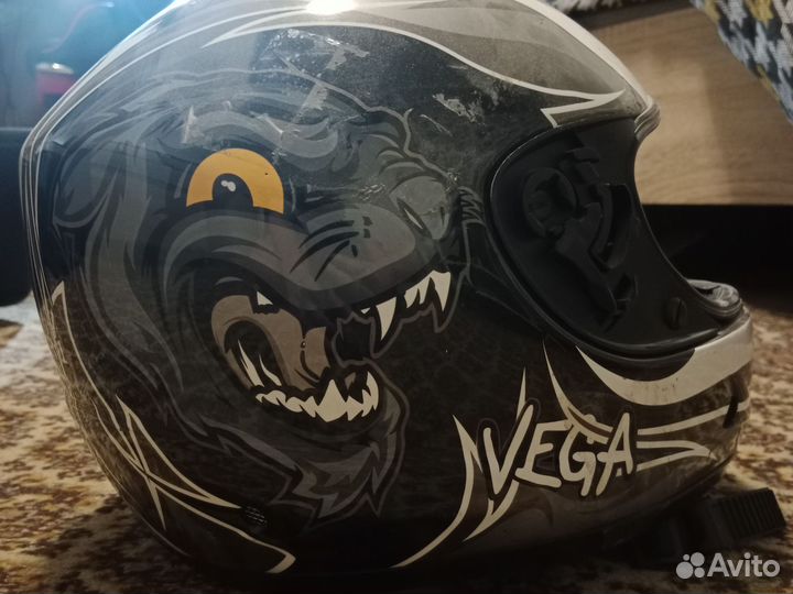 Шлем для питбайка без очков