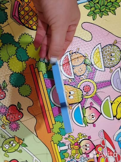 Пазлы мягкие на пол