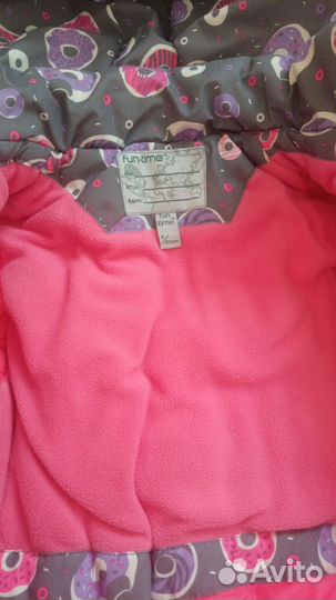 Зимний костюм для девочки 104